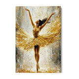 Quadro Stampa su Tela Danza Dorata - CupidoDesign