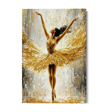 Quadro Stampa su Tela Danza Dorata - CupidoDesign