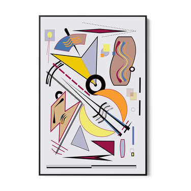 Quadro Stampa su Tela Danza delle Forme - CupidoDesign