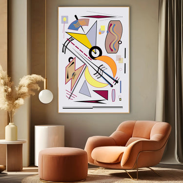 Quadro Stampa su Tela Danza delle Forme - CupidoDesign