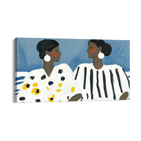 Quadro Stampa su Tela Dialogo Intimo - CupidoDesign
