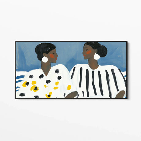 Quadro Stampa su Tela Dialogo Intimo - CupidoDesign