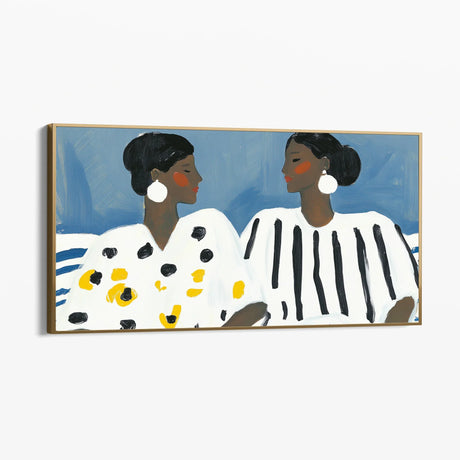 Quadro Stampa su Tela Dialogo Intimo - CupidoDesign