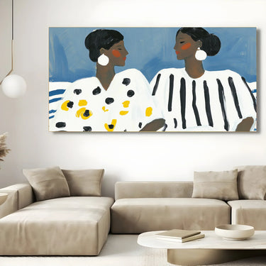Quadro Stampa su Tela Dialogo Intimo - CupidoDesign