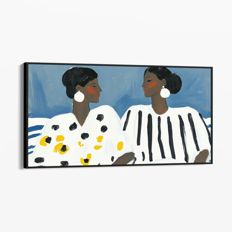 Quadro Stampa su Tela Dialogo Intimo - CupidoDesign