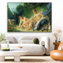 Quadro Stampa su Tela Diana al bagno, François Boucher - CupidoDesign