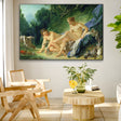 Quadro Stampa su Tela Diana al bagno, François Boucher - CupidoDesign