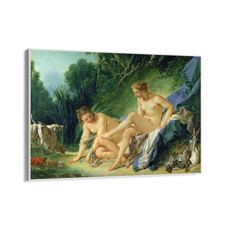 Quadro Stampa su Tela Diana al bagno, François Boucher - CupidoDesign