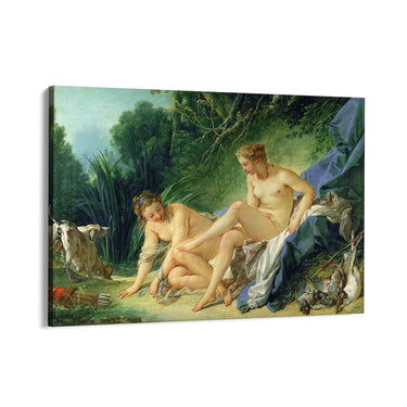 Quadro Stampa su Tela Diana al bagno, François Boucher - CupidoDesign