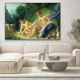 Quadro Stampa su Tela Diana al bagno, François Boucher - CupidoDesign