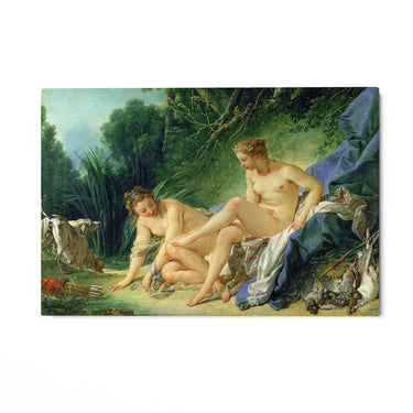 Quadro Stampa su Tela Diana al bagno, François Boucher - CupidoDesign