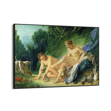 Quadro Stampa su Tela Diana al bagno, François Boucher - CupidoDesign