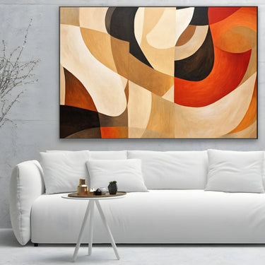 Quadro Stampa su Tela Dimensioni parallele - CupidoDesign