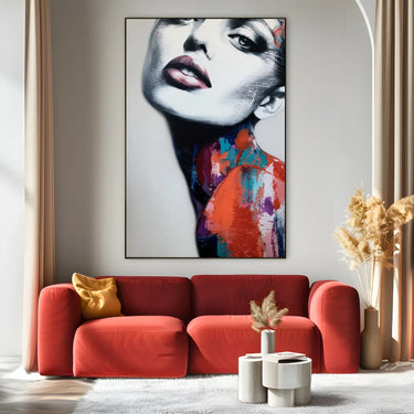 Quadro Stampa su Tela Diva Distante - CupidoDesign