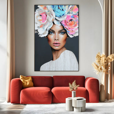Quadro Stampa su Tela Diva Silenziosa - CupidoDesign