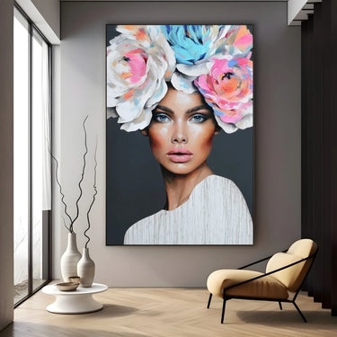 Quadro Stampa su Tela Diva Silenziosa - CupidoDesign