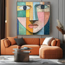 Quadro Stampa su Tela Divisione Astratta - CupidoDesign