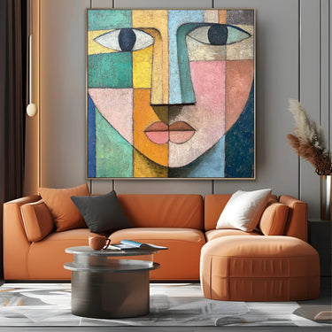 Quadro Stampa su Tela Divisione Astratta - CupidoDesign