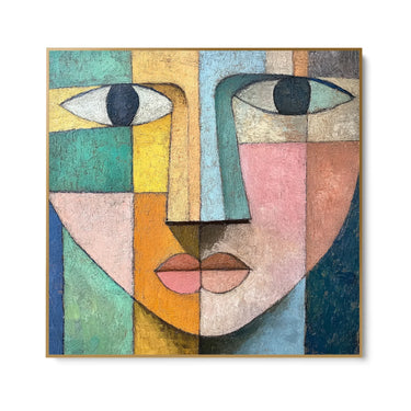 Quadro Stampa su Tela Divisione Astratta - CupidoDesign