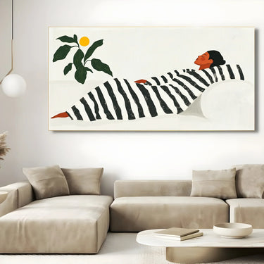 Quadro Stampa su Tela Dolce Riposo - CupidoDesign