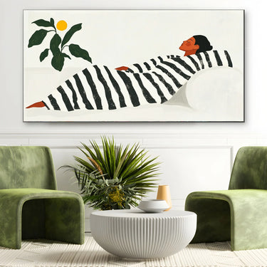 Quadro Stampa su Tela Dolce Riposo - CupidoDesign