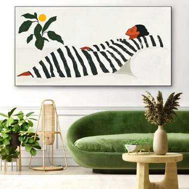 Quadro Stampa su Tela Dolce Riposo - CupidoDesign