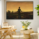 Quadro Stampa su Tela Donna al tramonto del Sole, Caspar David Friedrich - CupidoDesign