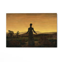 Quadro Stampa su Tela Donna al tramonto del Sole, Caspar David Friedrich - CupidoDesign