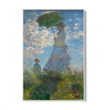 Donna con un ombrellone, Claude Monet