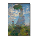 Donna con un ombrellone, Claude Monet