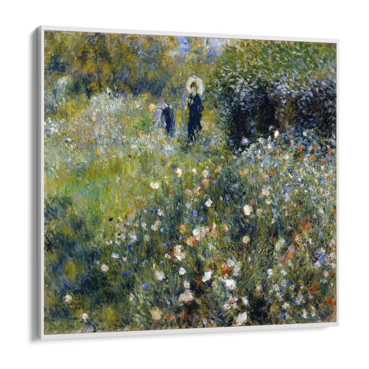 Quadro Stampa su Tela Donna con un parasole in un Giardino, Pierre Auguste Renoir - CupidoDesign