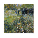 Quadro Stampa su Tela Donna con un parasole in un Giardino, Pierre Auguste Renoir - CupidoDesign