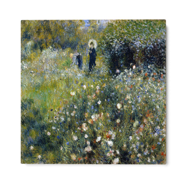 Quadro Stampa su Tela Donna con un parasole in un Giardino, Pierre Auguste Renoir - CupidoDesign