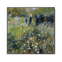 Quadro Stampa su Tela Donna con un parasole in un Giardino, Pierre Auguste Renoir - CupidoDesign