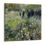 Quadro Stampa su Tela Donna con un parasole in un Giardino, Pierre Auguste Renoir - CupidoDesign