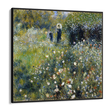 Quadro Stampa su Tela Donna con un parasole in un Giardino, Pierre Auguste Renoir - CupidoDesign