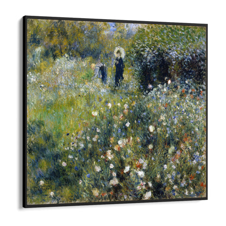 Quadro Stampa su Tela Donna con un parasole in un Giardino, Pierre Auguste Renoir - CupidoDesign