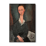 Quadro Stampa su Tela Donna dal colletto bianco, Amedeo Modigliani - CupidoDesign