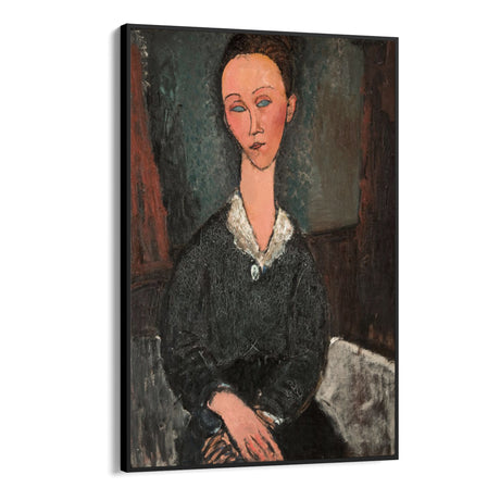Quadro Stampa su Tela Donna dal colletto bianco, Amedeo Modigliani - CupidoDesign