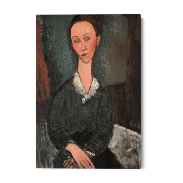 Quadro Stampa su Tela Donna dal colletto bianco, Amedeo Modigliani - CupidoDesign