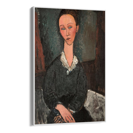 Quadro Stampa su Tela Donna dal colletto bianco, Amedeo Modigliani - CupidoDesign