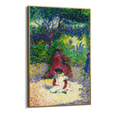 Quadro Stampa su Tela Donna e bambino in un giardino, Henri Edmond Cross - CupidoDesign