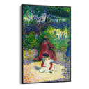 Quadro Stampa su Tela Donna e bambino in un giardino, Henri Edmond Cross - CupidoDesign