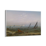 Quadro Stampa su Tela Donna sulla spiaggia di Ruegen, Caspar David Friedrich - CupidoDesign