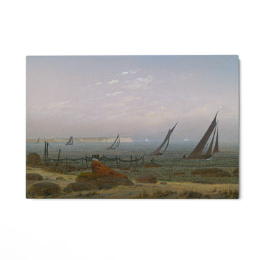 Quadro Stampa su Tela Donna sulla spiaggia di Ruegen, Caspar David Friedrich - CupidoDesign