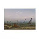Quadro Stampa su Tela Donna sulla spiaggia di Ruegen, Caspar David Friedrich - CupidoDesign