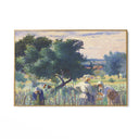 Quadro Stampa su Tela Donne che legano la vite, Henri Edmond Cross - CupidoDesign