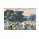 Quadro Stampa su Tela Donne che legano la vite, Henri Edmond Cross - CupidoDesign