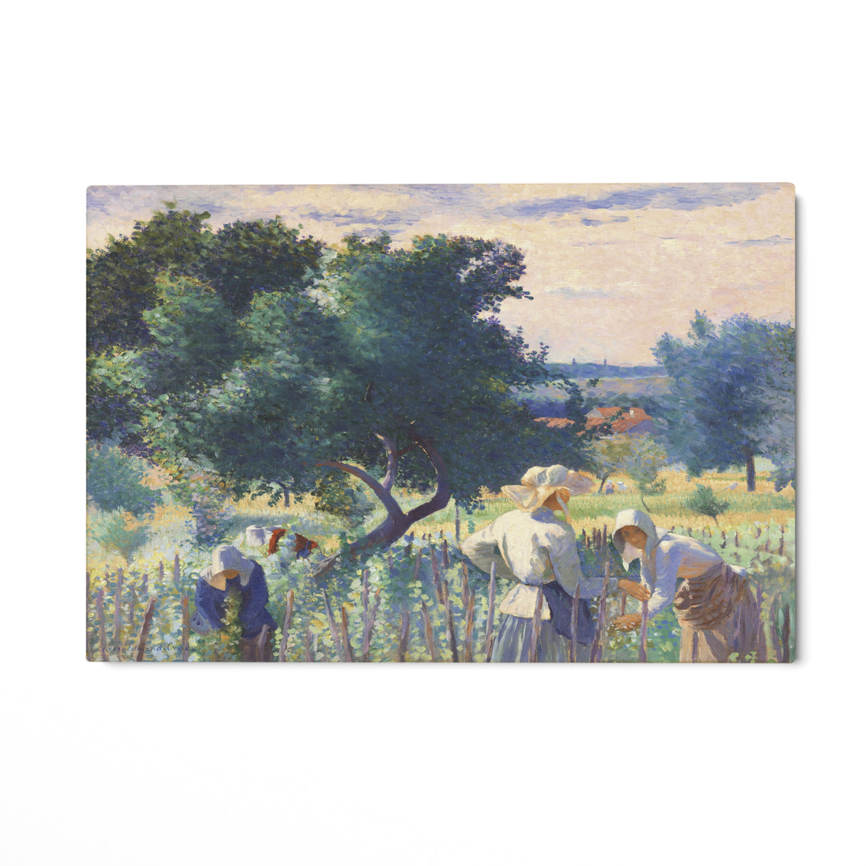 Quadro Stampa su Tela Donne che legano la vite, Henri Edmond Cross - CupidoDesign