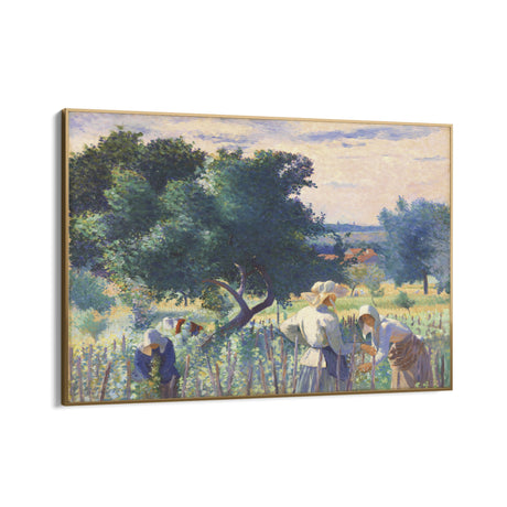 Quadro Stampa su Tela Donne che legano la vite, Henri Edmond Cross - CupidoDesign
